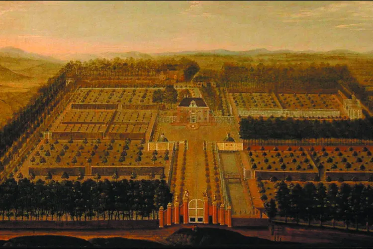Lag er vroeger een gracht bij Kasteel Keukenhof?