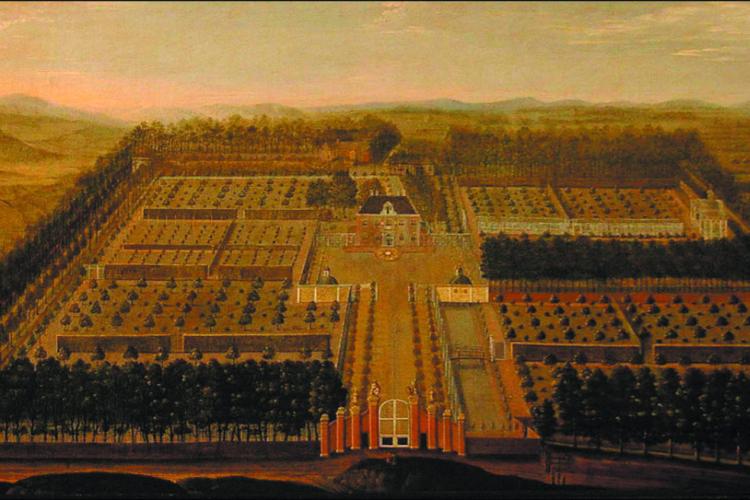 Lag er vroeger een gracht bij Kasteel Keukenhof?