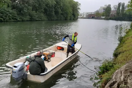 Visstandonderzoek in Merwedekanaal