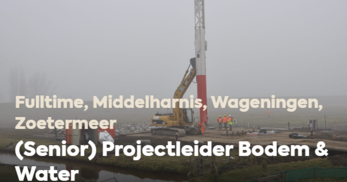 ATKB | (Senior) Projectleider Bodem & Water